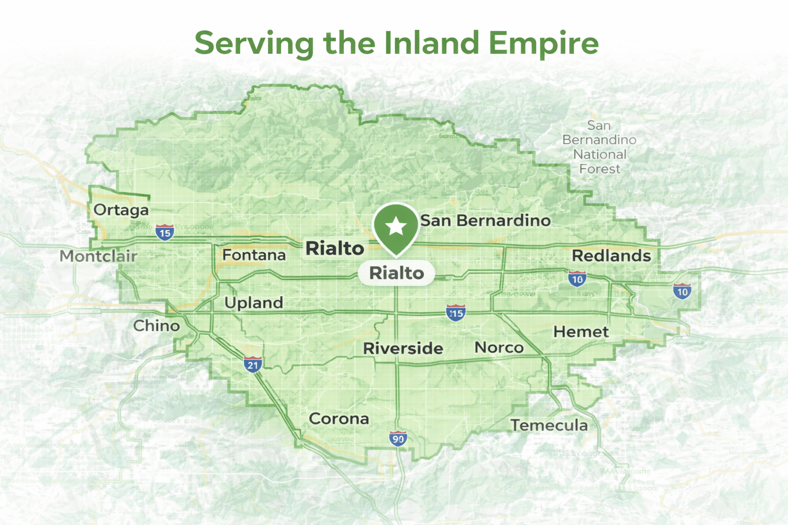 Serving Rialto, CA and the Inland Empire
